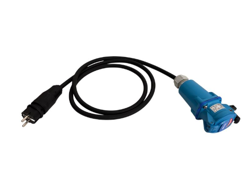 RETTBOX® ONE AIR Anschlussstecker 20 A, 1P+N+E+1 Hilfskontakt, 10 Meter Anschlussleitung, Schuko-Stecker