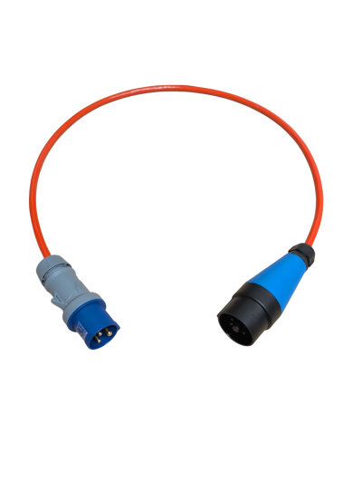 PowAirBox II Anschlussleitung 6 Meter, H07BQ-F 3 x 2,5 mm2 Rot, mit CEE-Stecker