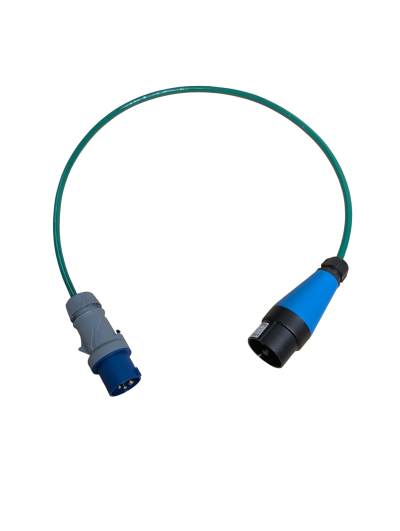 PowAirBox II Anschlussleitung 6 Meter, H07BQ-F 3 x 2,5 mm2 Gruen, mit CEE-Stecker