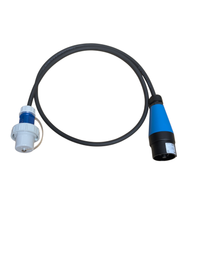 PowAirBox II Anschlussleitung 10 Meter, H07RN-F 3 x 2,5 mm2 Schwarz, mit Schuko-Bajonettstecker IP68