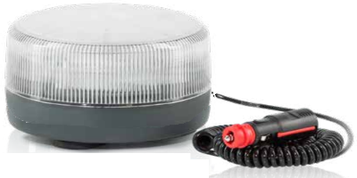 Hänsch Comet S Lichtfarbe: Blau, Klare Haube Stroboblitz Magnethalterung (M) Spiralkabel & Universalstecker Analog ohne Funktionsüberwachung Keine Sonderfunktion