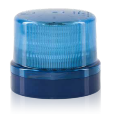 Hänsch Comet LED, Lichtfarbe blau, Klare Haube, Festmontage, Keine Kabelausführung, Analoge Ansteuerung, Automatisch Nachtabsenkung (K1), Keine Funktionsüberwachung,